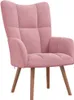 vidaXL Fauteuil relax rose velours Voir les images du produit 7