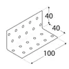 Angolo di montaggio KM 14, 40x40x100 lamiera zincata Anteprima dell’immagine prodotto 3