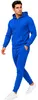 Herren Jogginganzug einfarbig 100% BW 586 Blau S Produktbild-Vorschau 1