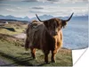 MuchoWow® Poster Schottische Highlander - Bergen - Meer Produktbild-Vorschau 1