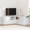 vidaXL Eckregal Weiß 200x40x45 cm Holzwerkstoff Produktbild-Vorschau 2