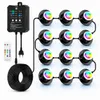 12er set LED RGB Poolbeleuchtung mit 14 Farben, Produktbild-Vorschau 1