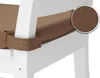 sunnypillow 4er Set Stuhlkissen mit Klettverschluss Produktbild-Vorschau 2