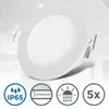 Lot de 5 spots LED encastrables IP65 – spéciales Salle de Voir les images du produit 2