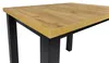 Kleiner Tisch 70x100 für Küche Eiche schwarz Craft LOFT Produktbild-Vorschau 4