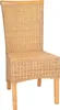 MiaMöbel Esszimmerstuhl Rattan 47x98x57 cm Modern Produktbild-Vorschau 1