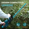Tagliasiepi senza fili 21V/8000mAh - Motore brushless 600W Anteprima dell’immagine prodotto 4