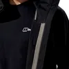 Schwarze Softshelljacke "Ridge-Roamer" von Berghaus mit Reißverschluss und Logo auf der Brust. Anteprima dell’immagine prodotto