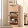 INONEFT Schuhschrank mit Schuhkipper, Rattan Schuhkommode, Produktbild-Vorschau 3