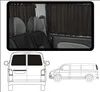 Maß Gardinen für Crafter Mercedes Sprinter W906 nur für 3 Produktbild-Vorschau 1