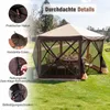 COSTWAY Pop up Pavillon für 6-8 Personen, Faltpavillon mit Produktbild-Vorschau 5