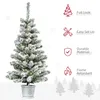 HOMCOM kerstboom met LED-verlichting, 90 cm, met 116 takken Productafbeelding-voorbeeld 3