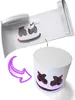 LED-Maske DJ-Maske Festival violett - Einheitsgröße Produktbild-Vorschau 3