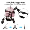 Hundewagen Hundebuggy klappbar für Hunde & Katzen bis 20 kg Produktbild-Vorschau 3