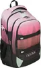 A pink and black backpack with a geometric pattern. Anteprima dell’immagine prodotto