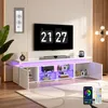 OYAJIA Lowboard TV-Schrank, Fernsehschrank mit RGB-LED und Produktbild-Vorschau 2