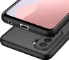 A close-up view of a black smartphone case, showing the ports and camera area. Podgląd zdjęcia produktu