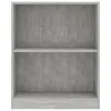 vidaXL Bibliothèque gris béton 60x24x74,5 cm Bois composite Voir les images du produit 10