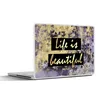 MuchoWow® Laptop Aufkleber Sticker Cover Zitate - Leben - Produktbild-Vorschau 1