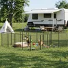 PawHut Welpenauslauf Welpengehege modulares Design 16 Produktbild-Vorschau 2