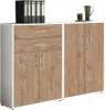Aktenschrank TABOR 12 in weiß / Gold Harbor Oak, Produktbild-Vorschau 1
