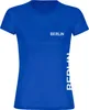 multifanshop Damen T-Shirt - Berlin blau - Brust & Seite, Produktbild-Vorschau 1