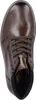 A top-down view of a brown leather boot. Podgląd zdjęcia produktu