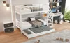 Letto a castello Sweiko con letto estraibile, lettino con Anteprima dell’immagine prodotto 11