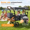 Sekey Bollerwagen Faltbar mit Dach Kinder Bollerwagen mit Produktbild-Vorschau 4