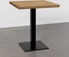 Bistrotisch 70x70 cm | Eiche Rom Natur | Gusseisen Gestell Produktbild-Vorschau 1