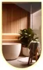 LED Spiegel Groß Rundbogen Wandspiegel Modern - 60x100 cm - Produktbild-Vorschau 1