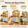 ALVIX Kinderregal NESTA 4 mit 2 Türen, Montessori Produktbild-Vorschau 8
