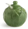 Cukiernica Excelsa Foliage ceramiczna 20 cl zielona Podgląd zdjęcia produktu 1