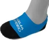 A close-up of a foot wearing a blue and black sock. Anteprima dell’immagine prodotto