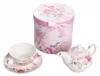 Zestaw do herbaty porcelanowa filiżanka czajniczek 400ml Podgląd zdjęcia produktu 8