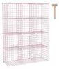 Omgoods - Wire Cube Storage - 12-Cube Organizer in Pink Productafbeelding-voorbeeld 1