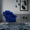 ML-Design polohovateľné kreslo tmavomodré s podrúčkami a Náhľad obrázku produktu 7