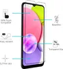 A screen protector applied to a smartphone, with feature callouts. Produktbild-Vorschau