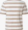 MORE & MORE Boxy Shirt with Stri 2214 powder beig 42 Produktbild-Vorschau 2