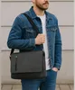 Torba męska na ramię duża z klapą do pracy szkoły na studia Podgląd zdjęcia produktu 6