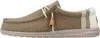 Hey Dude Wally Linen Natural Couleur Vert Voir les images du produit 2