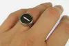PFEIL schwarze Taste Ring Vintage Schreibmaschinentaste Produktbild-Vorschau 4