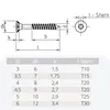 Spanplattenschrauben 6,0 x 240 mm 100 Stück mit I-Stern, Produktbild-Vorschau 2