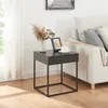 Beistelltisch 'Rautjärvi' 50x43x41cm aus Stahl Schwarz Produktbild-Vorschau 1