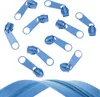 10 Reißverschluss Zipper für Endlosreißverschluss, 5mm, himmelblau Produktbild-Vorschau