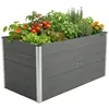 Floordirekt Hochbeet Delos aus WPC & Stahl, Garten Hochbeet Produktbild-Vorschau 1