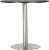 Stehtisch Bistrotisch Schwarz Rund Edelstahlfuß 60x60x105 Produktbild-Vorschau 2