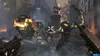 A first-person perspective of a video game scene, showing combat with robots and soldiers in a city street. Produktbild-Vorschau