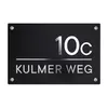Personalisiert Hausnummer aus Acryl und Laminat – 19x29 cm Produktbild-Vorschau 1