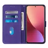 Xiaomi 12 Pro Hülle, Schlank Prägung Flip Leder Produktbild-Vorschau 4